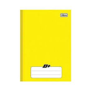 Caderno-Brochura-Tilibra-D--Capa-Dura-1-4-96-Folhas-Amarelo