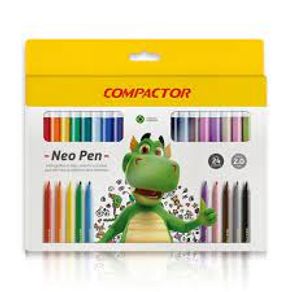 Caneta-Hidrográfica-Neo-Pen-Gigante-24-Cores