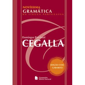 Novíssima Gramática da Língua Portuguesa - Companhia Editora Nacional Novíssima Gramática da Língua Portuguesa - Companhia Editora Nacional