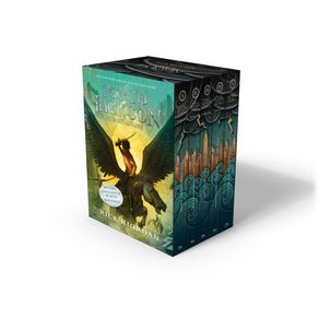 Percy Jackson and the Olympians 5 Book Paperback Boxed Set (W/Poster) - Disney Hyperion Percy Jackson and the Olympians 5 Book Paperback Boxed Set (W/Poster) - Disney Hyperion