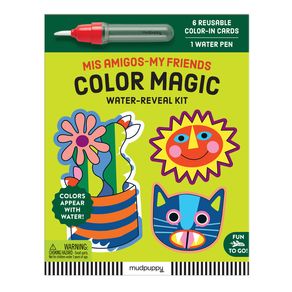 MIS Amigos-My Friends Color Magic Water-Reveal Kit - Galison MIS Amigos-My Friends Color Magic Water-Reveal Kit - Galison