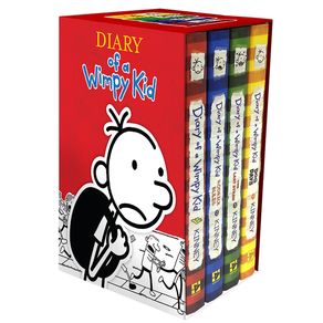 Diary of a Wimpy Kid Box of Books 1-4 Hardcover Gift Set: Diary of a Wimpy Kid, Rodrick Rules, the Last Straw, Dog Days Diary of a Wimpy Kid Box of Books 1-4 Hardcover Gift Set: Diary of a Wimpy Kid, Rodrick Rules, the Last Straw, Dog Days