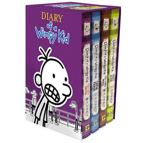 Diary of a Wimpy Kid Box of Books 5-8 Hardcover Gift Set: Ugly Truth, Cabin Fever, the Third Wheel, Hard Luck - Amulet B Diary of a Wimpy Kid Box of Books 5-8 Hardcover Gift Set: Ugly Truth, Cabin Fever, the Third Wheel, Hard Luck - Amulet B