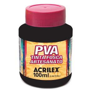 Tinta PVA Acrilex 100ml Preta